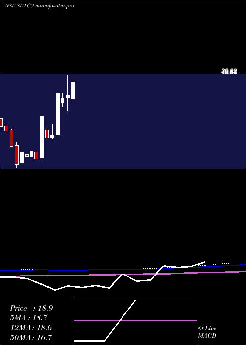 monthly chart SetcoAutomotive