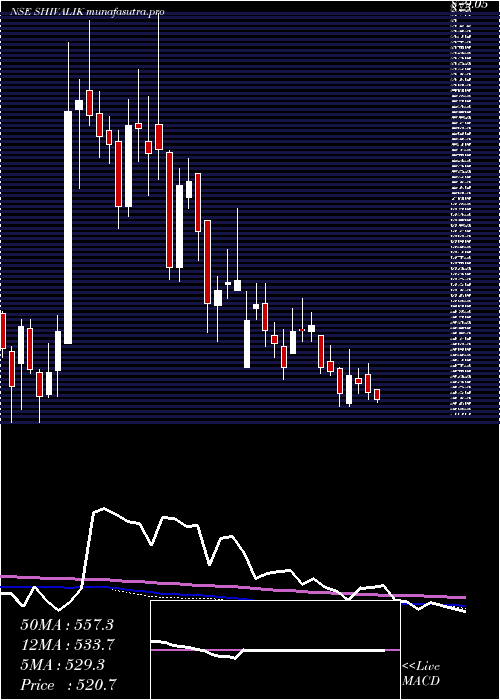 weekly chart ShivalikRasayan