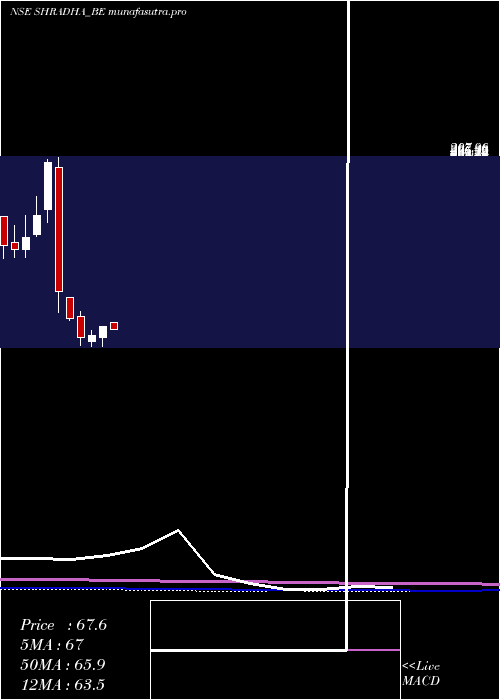 monthly chart ShradhaInfraprojects