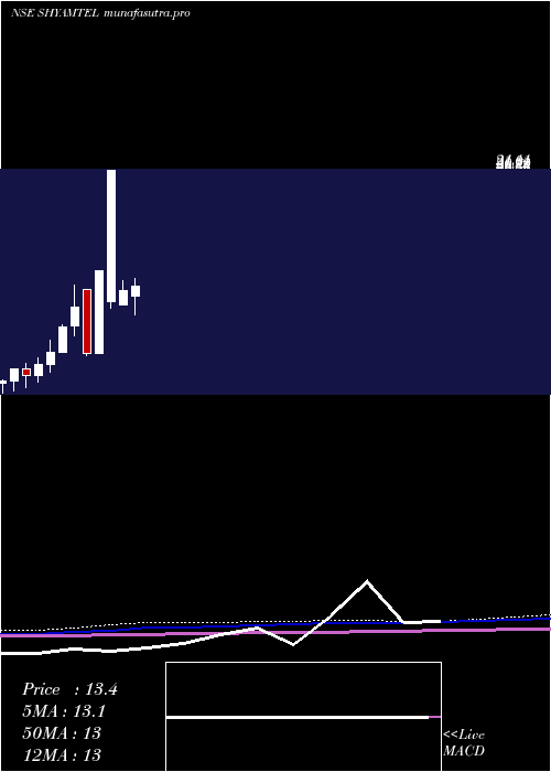 monthly chart ShyamTelecom