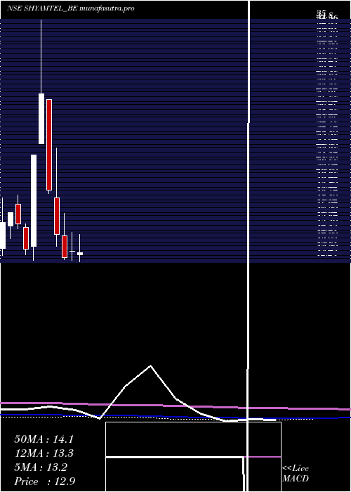 monthly chart ShyamTelecom