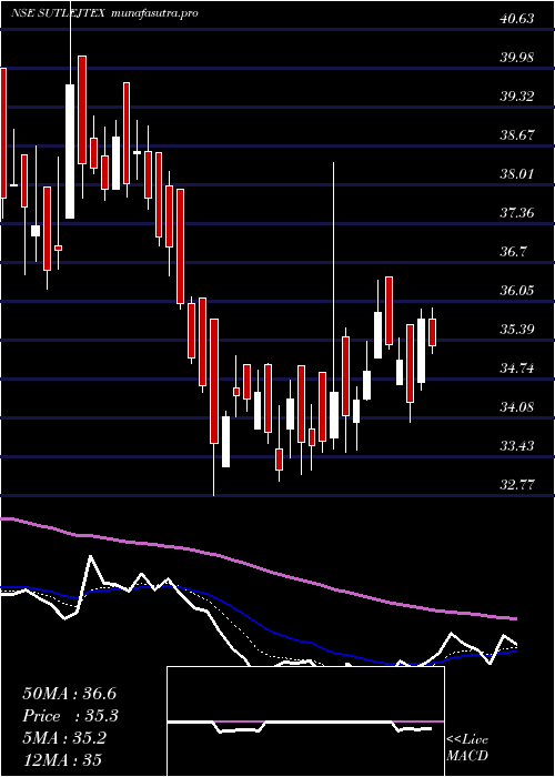 Daily chart SutlejTextiles