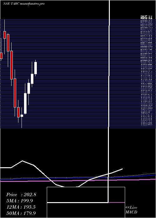monthly chart AnantRaj