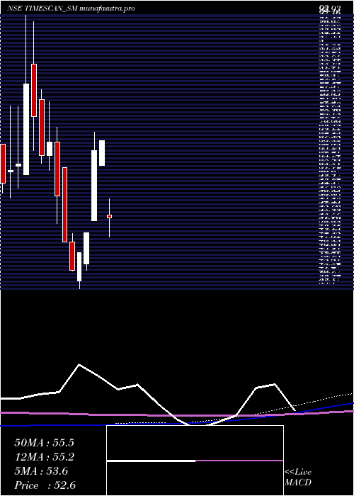  monthly chart TimescanLogistics