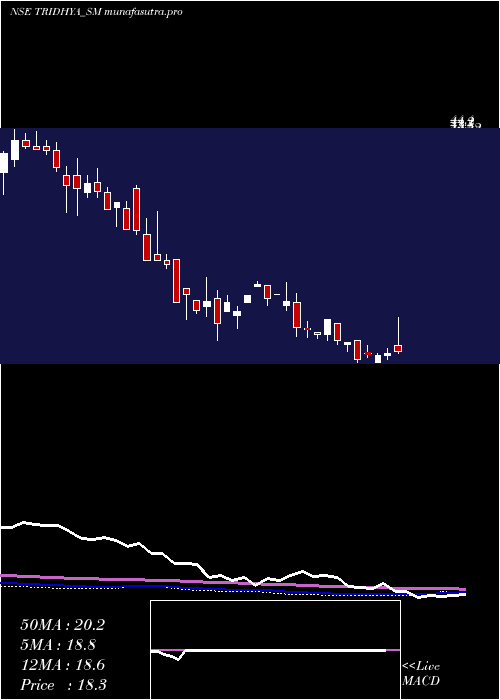weekly chart TridhyaTech