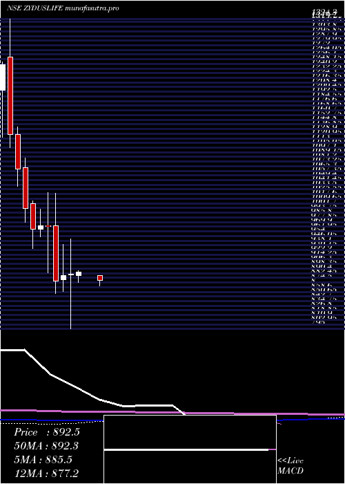  monthly chart ZydusLifesciences