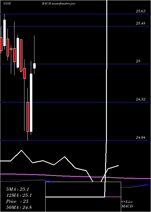 monthly chart BankAmerica