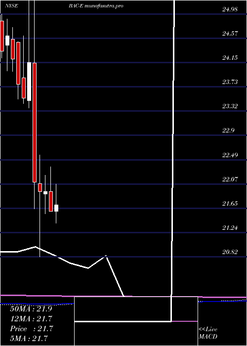 monthly chart BankAmer
