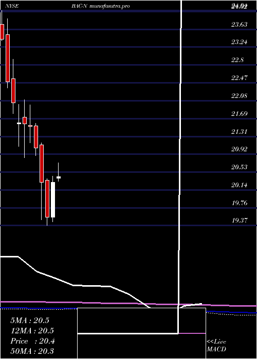 monthly chart BankAmerica