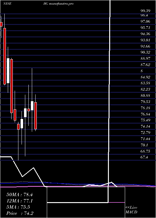 monthly chart Bunge