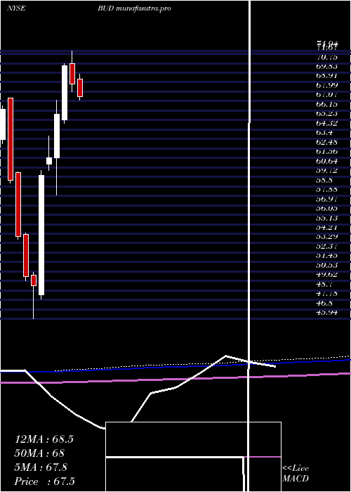 monthly chart AnheuserBusch