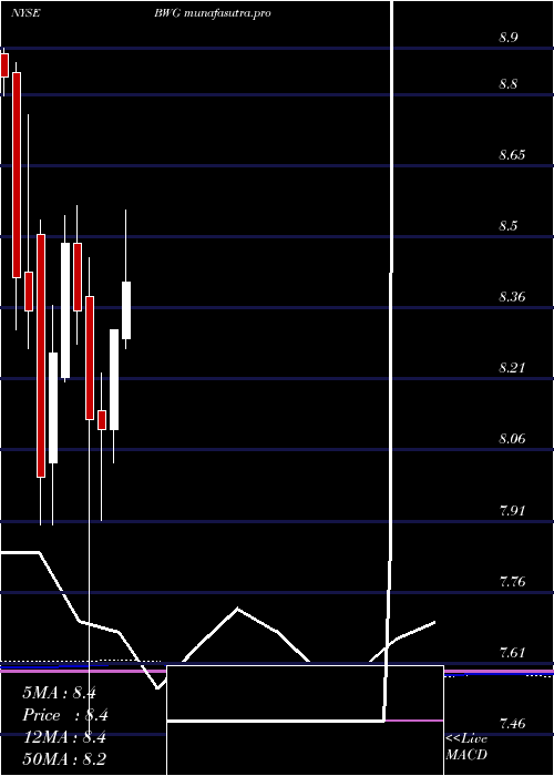 monthly chart BrandywineglobalGlobal