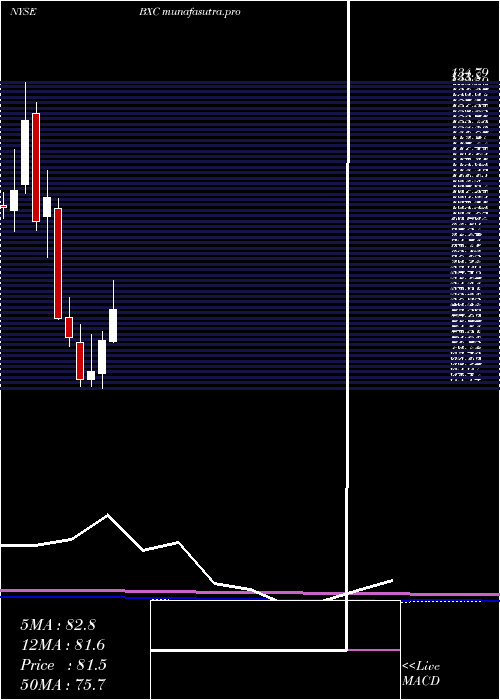 monthly chart BluelinxHoldings