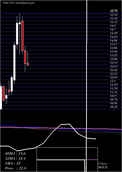 monthly chart CompaniaCervecerias