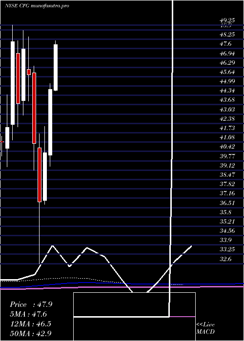 monthly chart CitizensFinancial