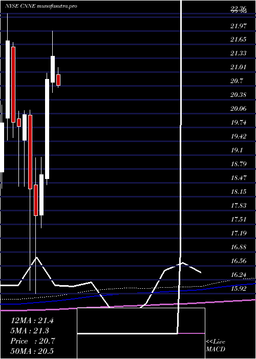  monthly chart CannaeHoldings