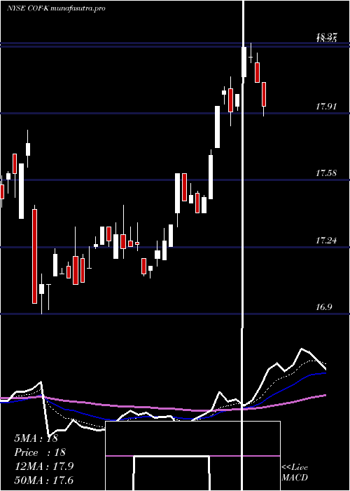 Daily chart CapitalOne