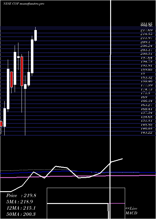 monthly chart CapitalOne