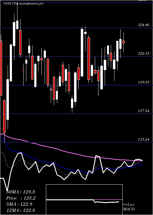Daily chart ChesapeakeUtilities