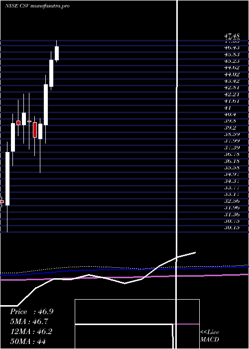 monthly chart CarriageServices