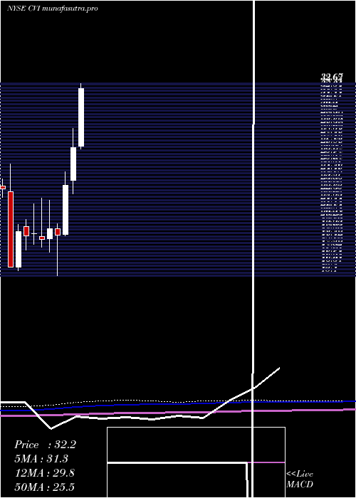 monthly chart CvrEnergy
