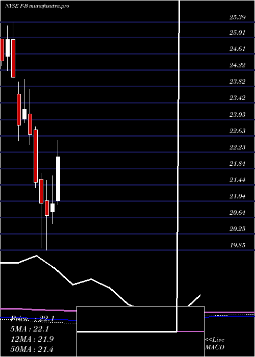  monthly chart FordMtr