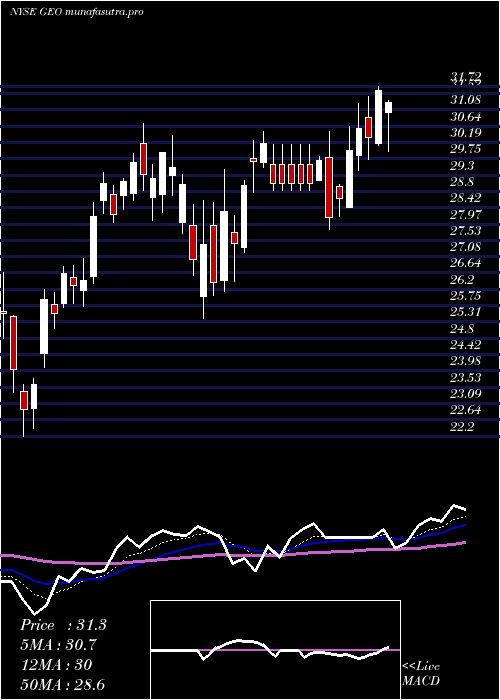  Daily chart GeoGroup