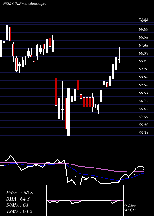 Daily chart AcushnetHoldings
