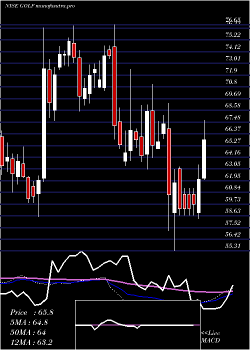 weekly chart AcushnetHoldings