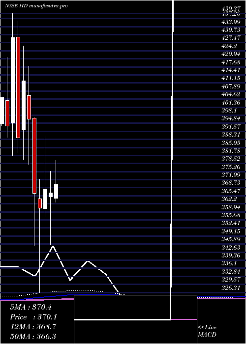 monthly chart HomeDepot