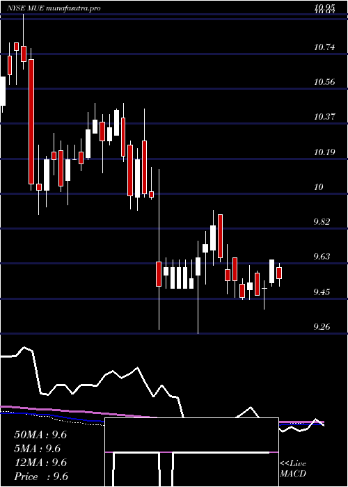 weekly chart BlackrockMuniholdings