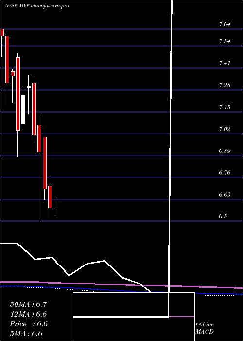 monthly chart MunivestFund