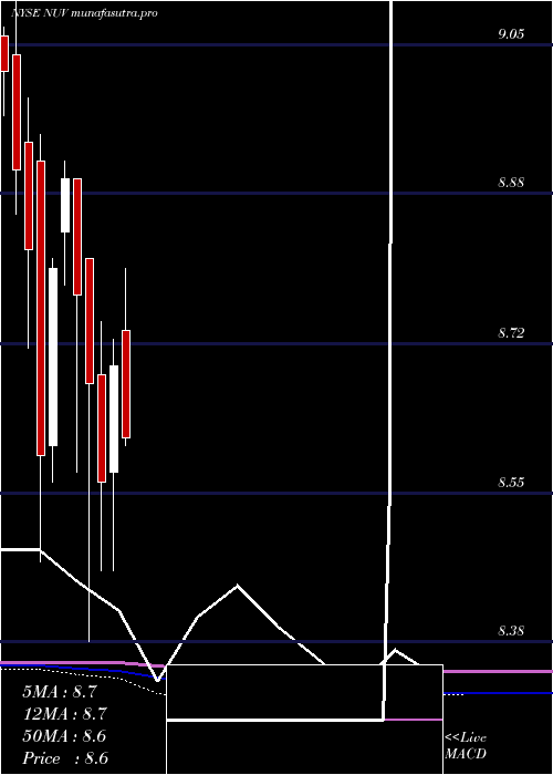monthly chart NuveenAmt