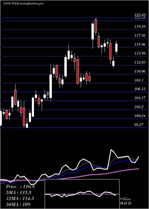  Daily chart PultegroupInc