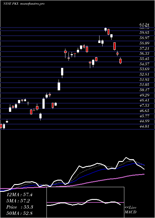 Daily chart Posco