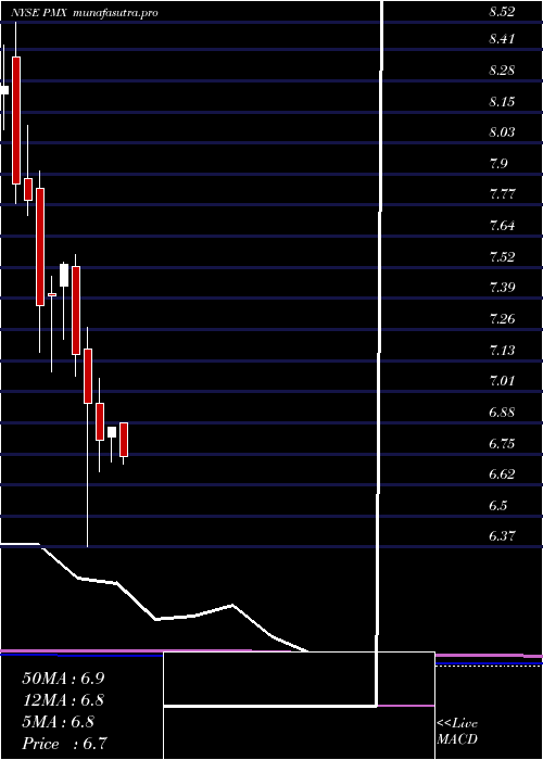 monthly chart PimcoMunicipal