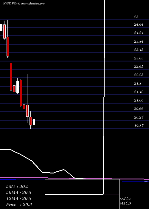monthly chart PublicStorage
