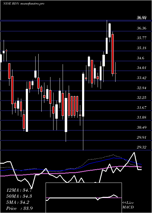 weekly chart RadianGroup