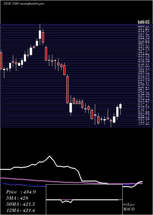 weekly chart ThermoFisher