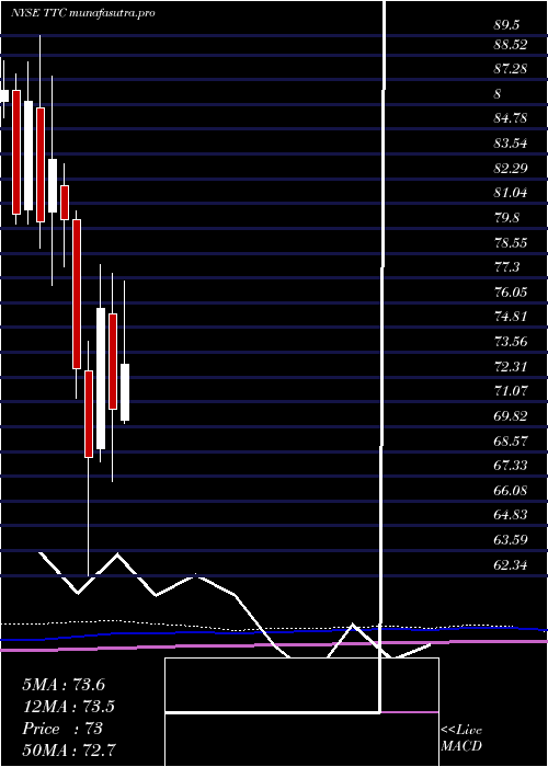 monthly chart ToroCompany
