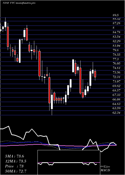 weekly chart ToroCompany