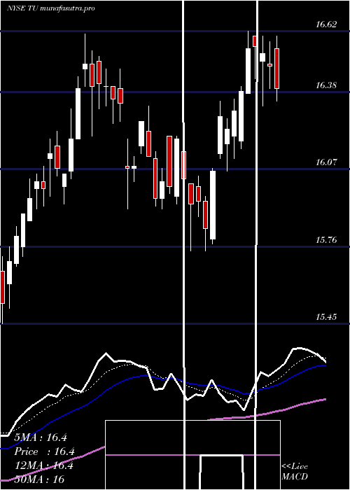 Daily chart TelusCorporation