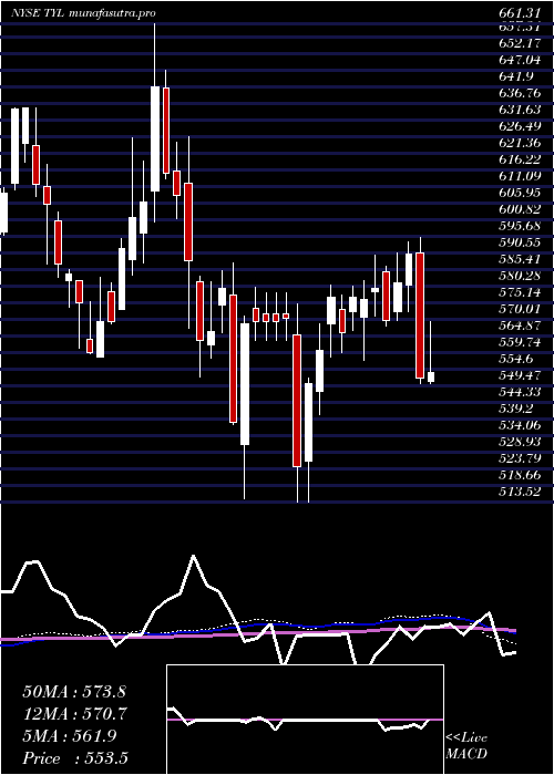 weekly chart TylerTechnologies