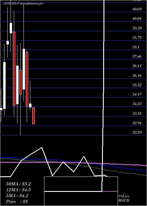  monthly chart YelpInc