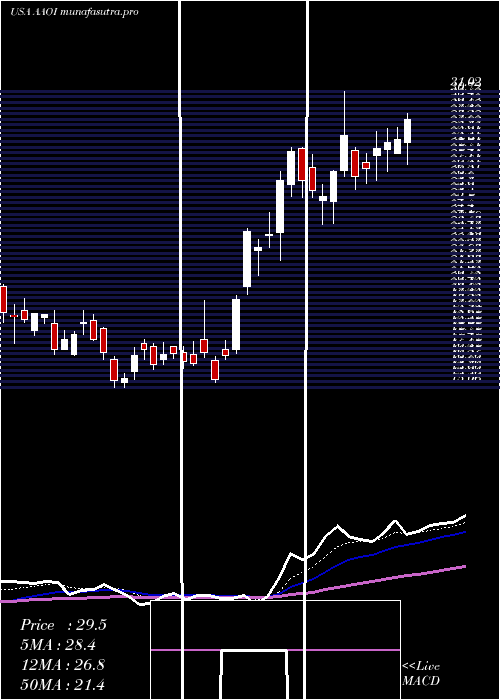 Daily chart AppliedOptoelectronics