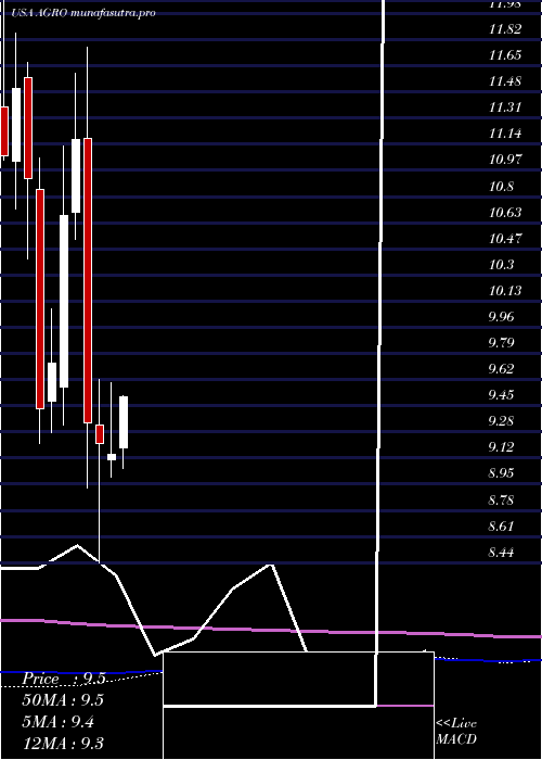 monthly chart AdecoagroS