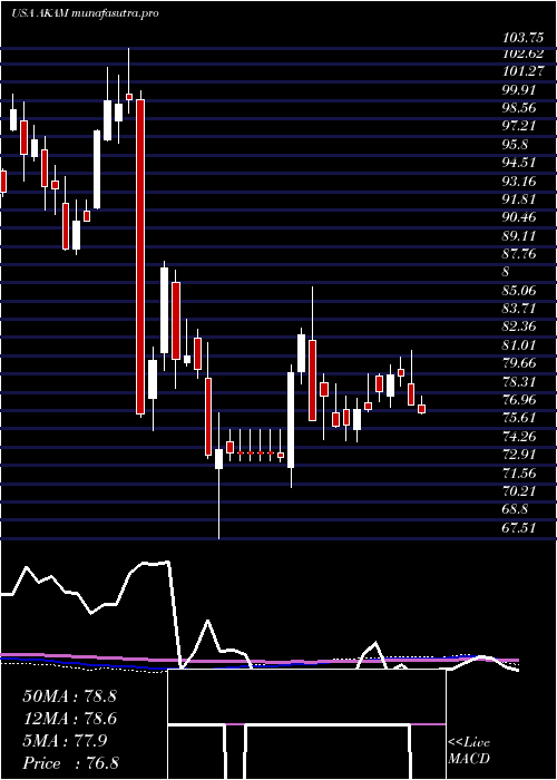 weekly chart AkamaiTechnologies