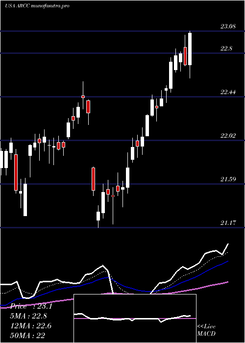 Daily chart AresCapital