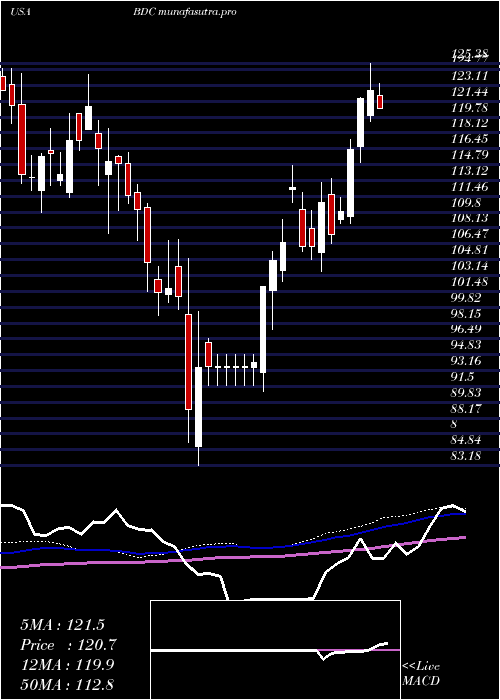 weekly chart BeldenInc