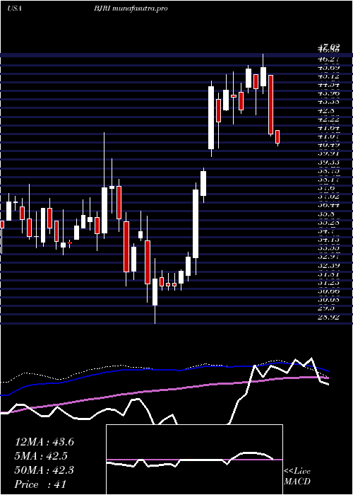weekly chart BjS